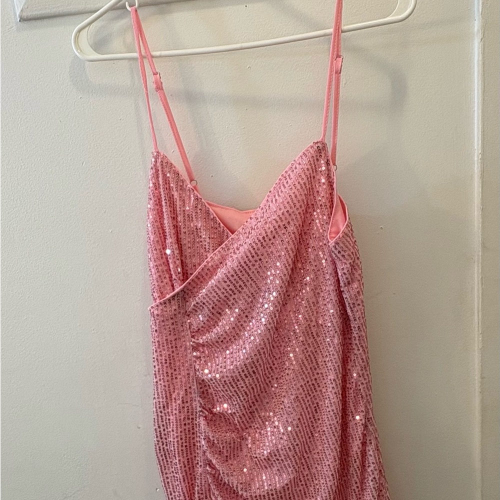 SHEIN Light Pink Fabric